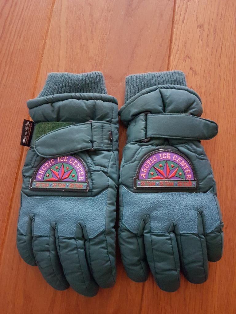 Groene Thinsulate handschoenen, maat S, Thinsulate, Ophalen of Verzenden, Zo goed als nieuw, Handschoenen
