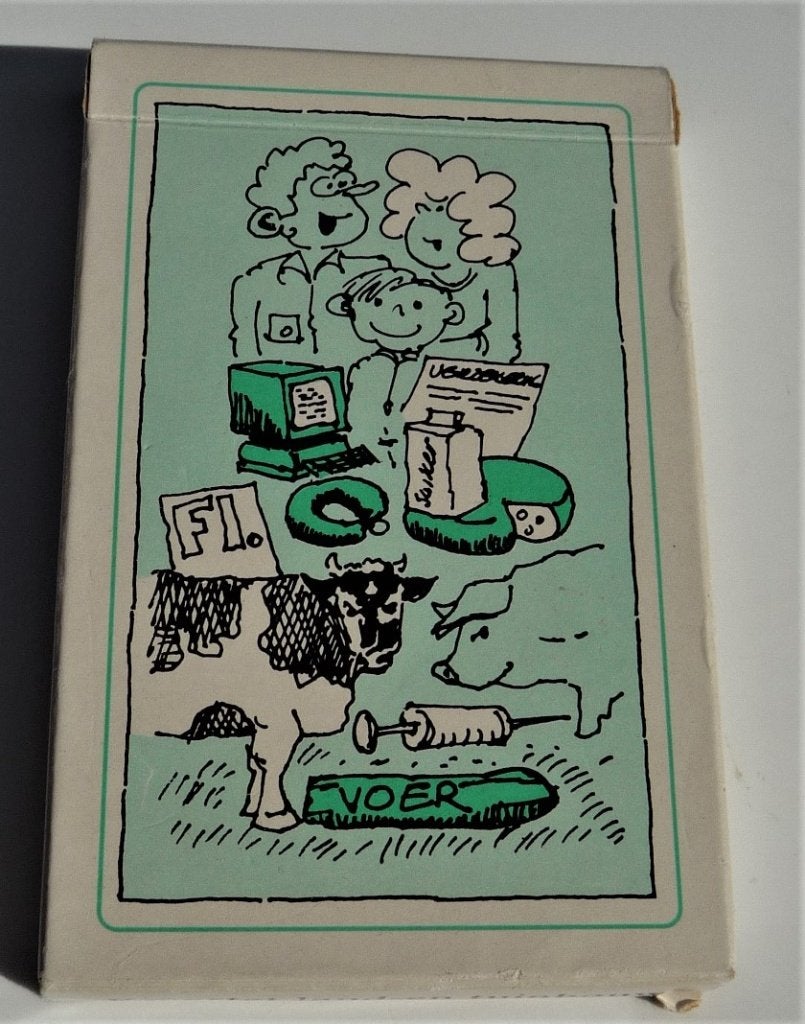 1 reklame kwartet v land en tuinbouw 1990, SUIKER UNIE VIN, Verzenden, Zo goed als nieuw, Kwartet(ten)