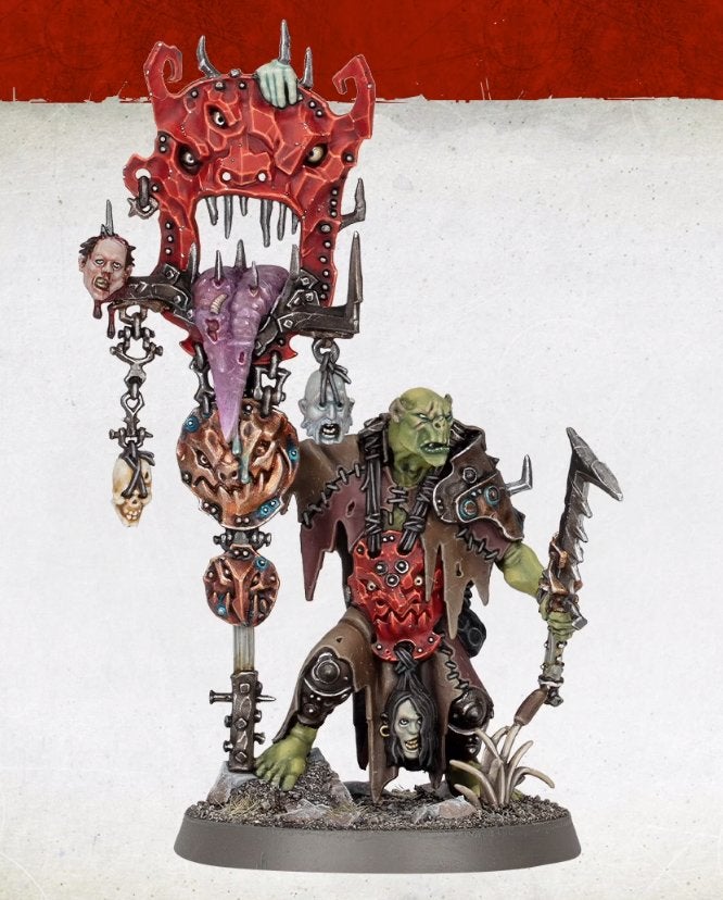 Murknob with belcha-banna on sprue AOS, Hobby en Vrije tijd, Ophalen of Verzenden, Zo goed als nieuw, Warhammer, Figuurtje(s)