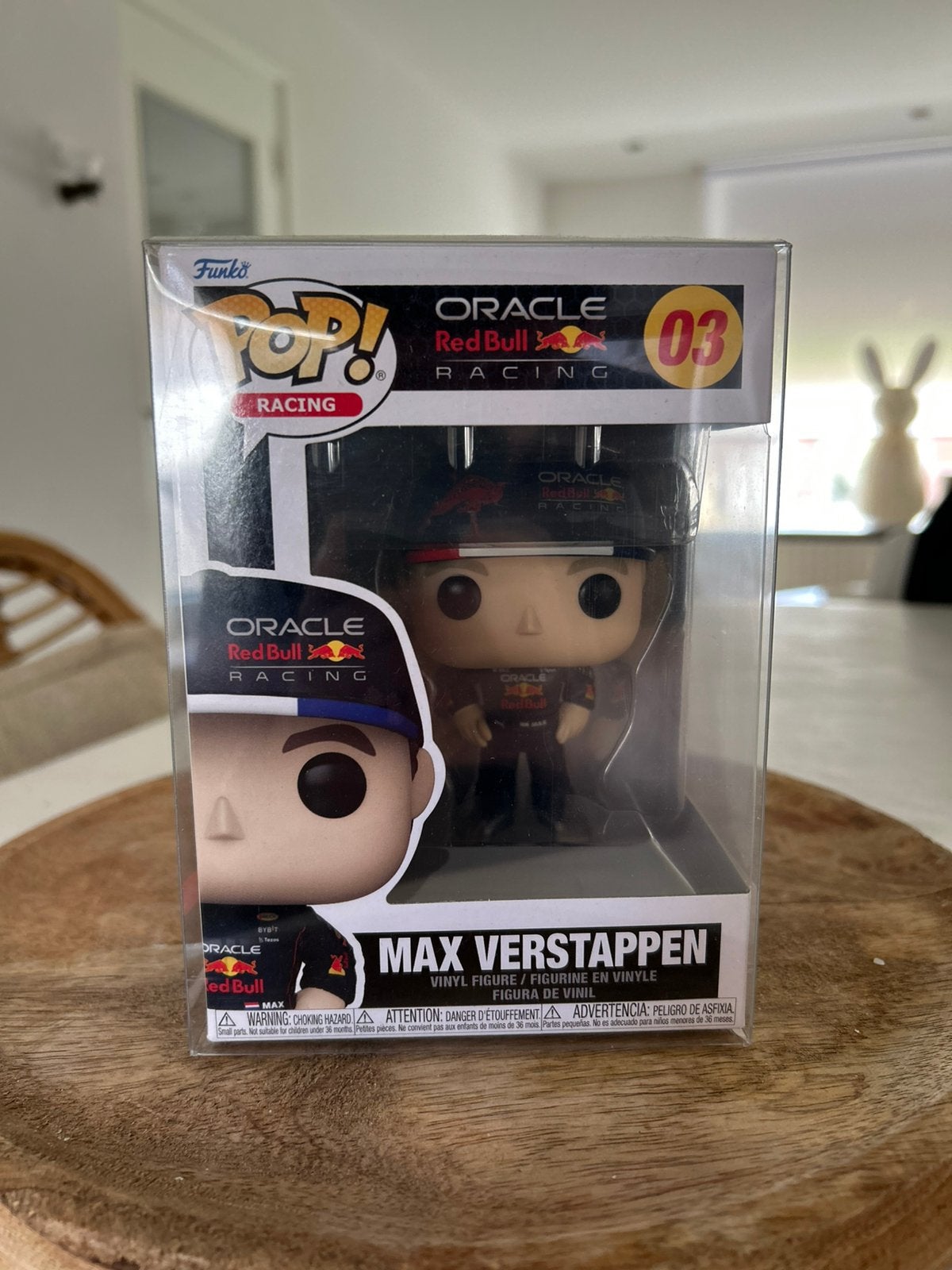 Max Verstappen Funko Pop #03 in Box Protector, Ophalen of Verzenden, Zo goed als nieuw