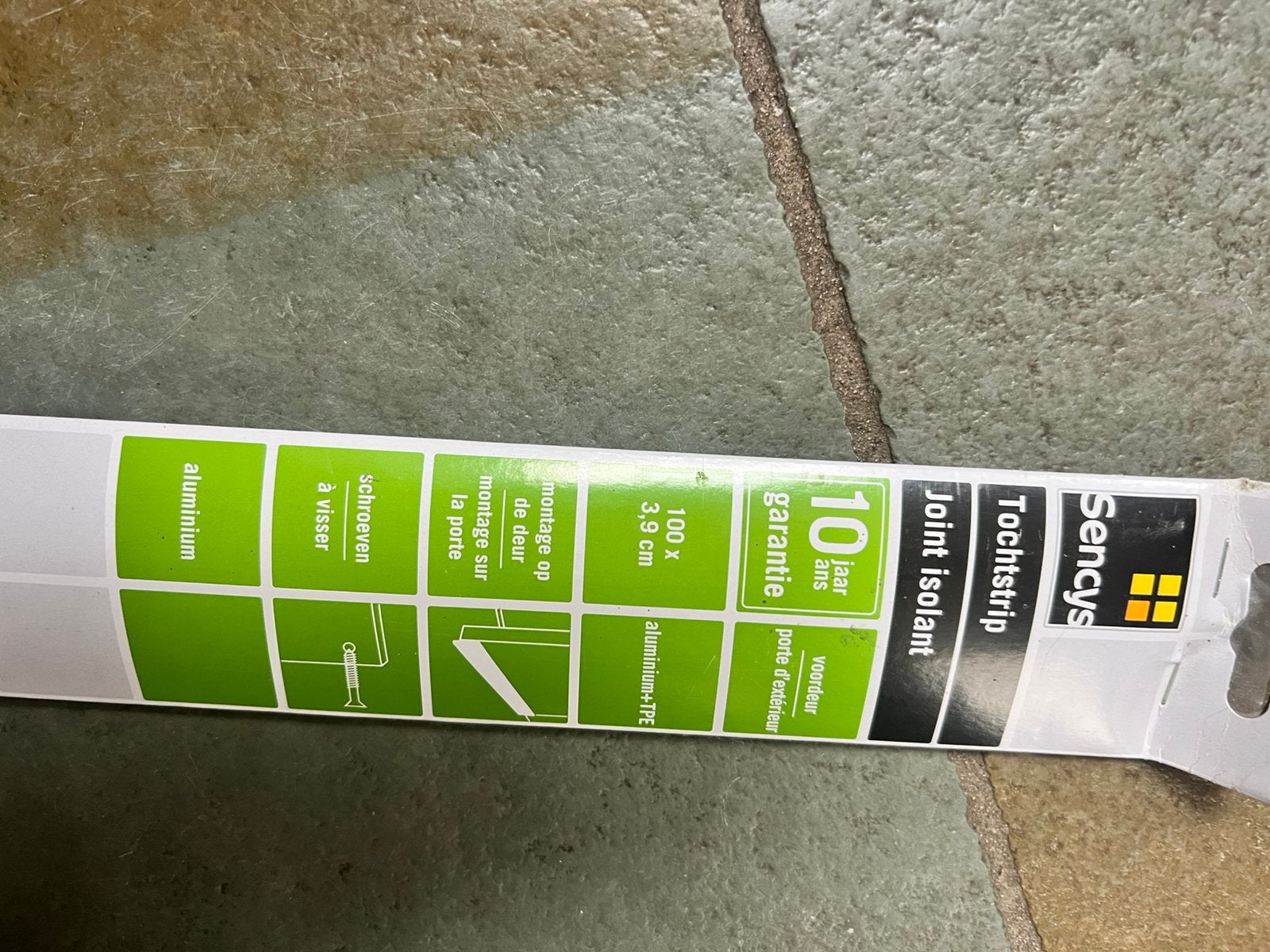 Tochtstrip/borstel onder deur, Overige materialen, Nieuw, 15 m² of meer, Ophalen