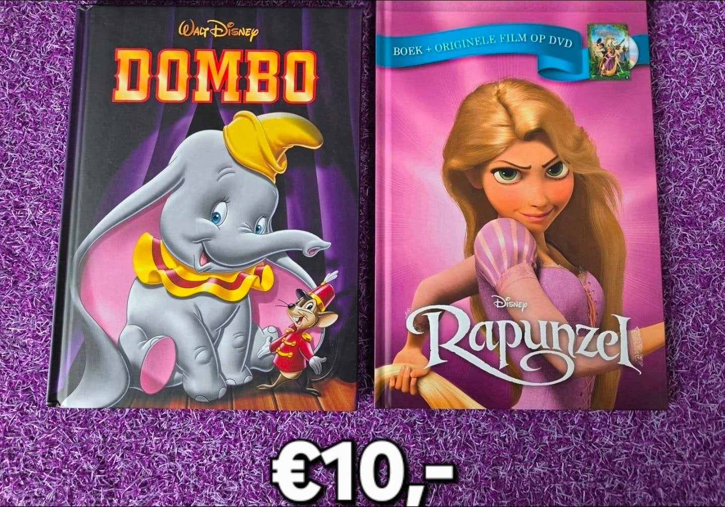 Disney Boeken: Dombo, Rapunzel, Boeken, Ophalen of Verzenden, Nieuw, Jongen of Meisje, Sprookjes