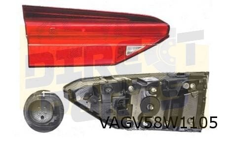 Audi A6 Avant achterlicht Links binnen Origineel! 4K5945075, -, Verzenden, -, Nieuw