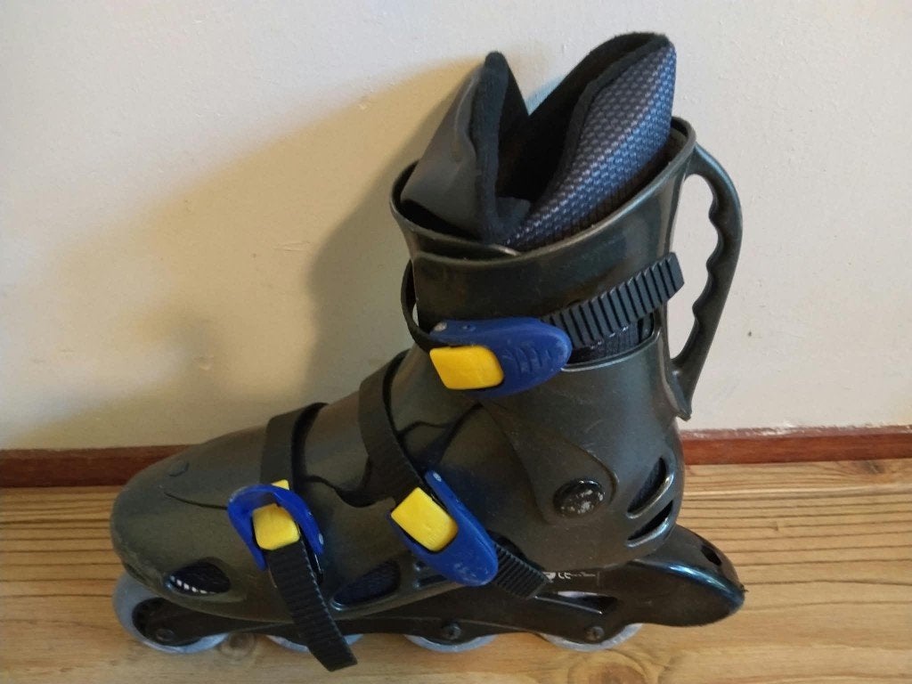 In line skates maat 41 met gratis beschermers, Gebruikt, Heren, Inline skates 4 wielen, Ophalen