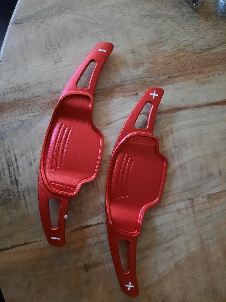 Rode Aluminium Schakelflipper Verlenging / Paddle Shifters, Auto diversen, Tuning en Styling, Ophalen of Verzenden