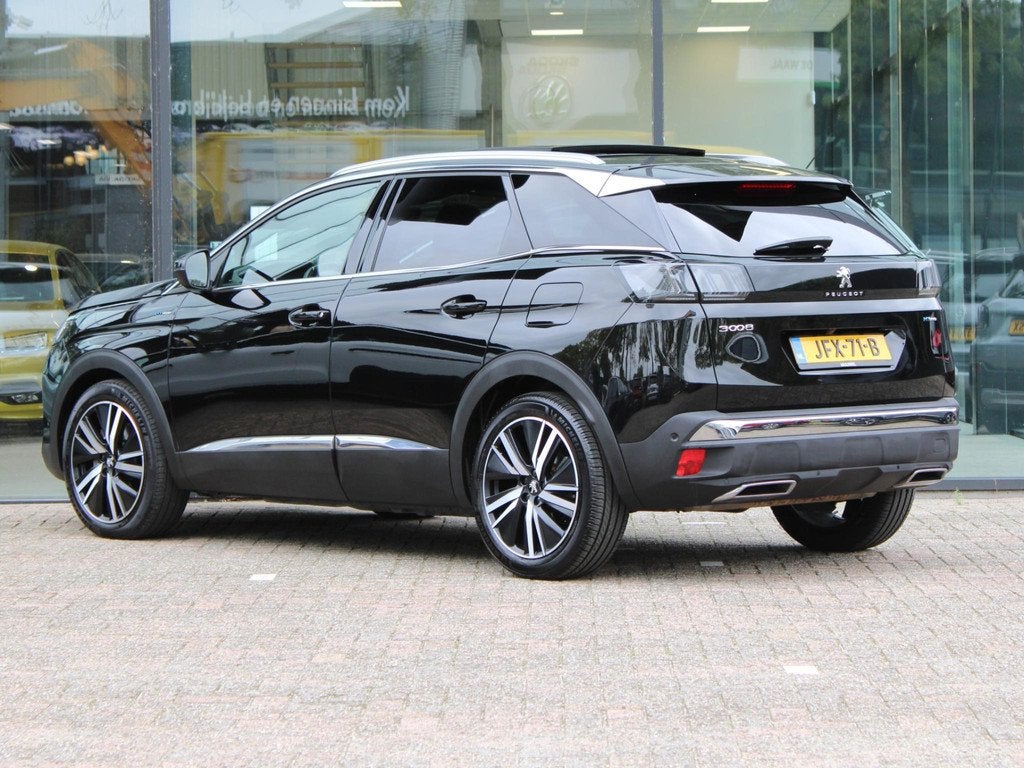 Peugeot 3008 1.6 HYbrid 225 GT | Navi / Panoramadak / Focal, Auto's, Peugeot, 12 maanden, Euro 6, 4 cilinders, Zwart