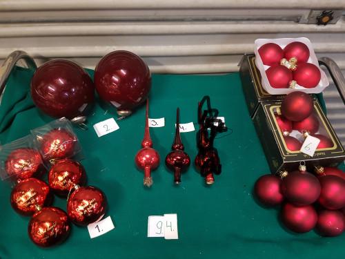 94 ] kerstboom hangers rood, Ophalen of Verzenden, 'T Olde Gre-j, Info@toldegrej.nl, Endepoelstraat 20f Didam