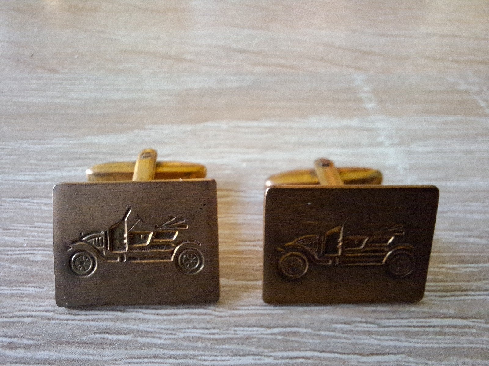 2 vintage manchet knopen, Ophalen, Zo goed als nieuw, Overige materialen