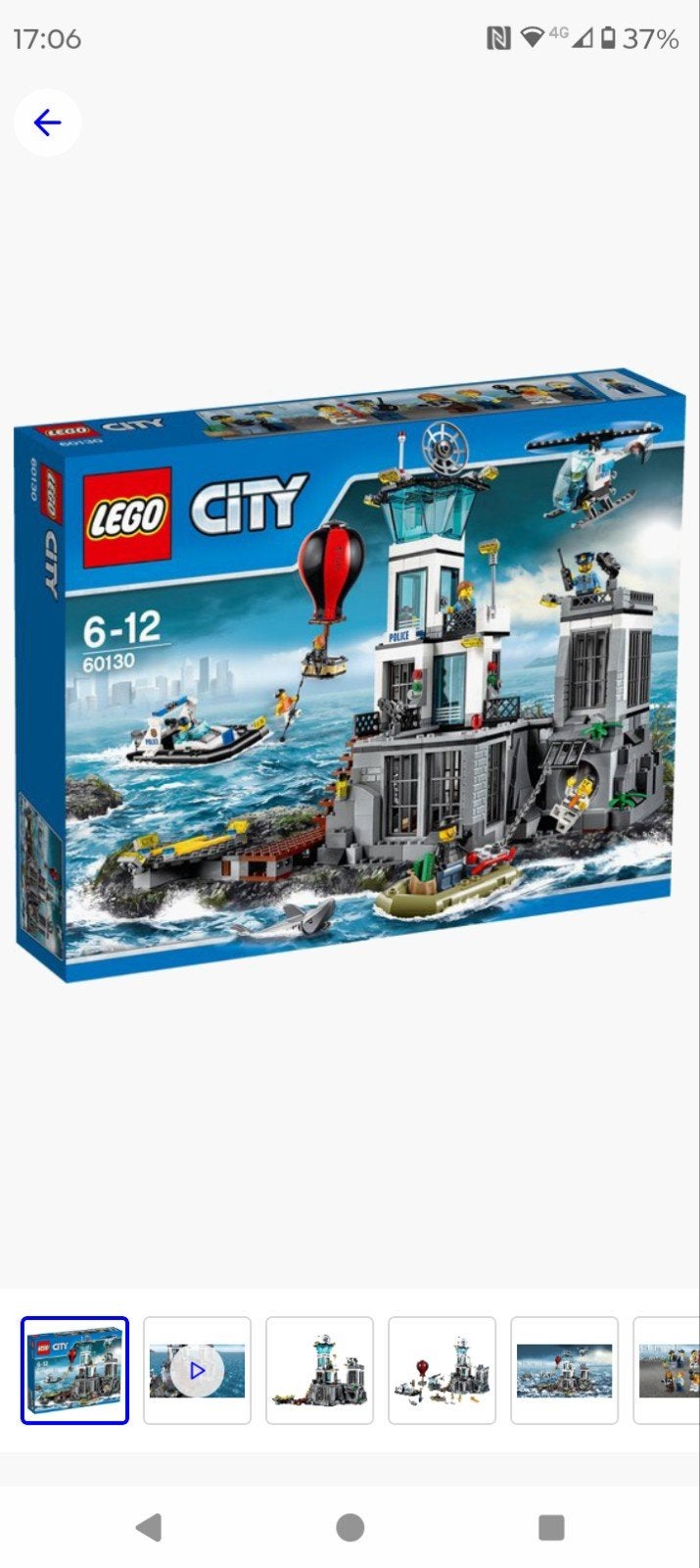 LEGO City Gevangeniseiland - 60130, City, Lego, Ophalen of Verzenden, Zo goed als nieuw