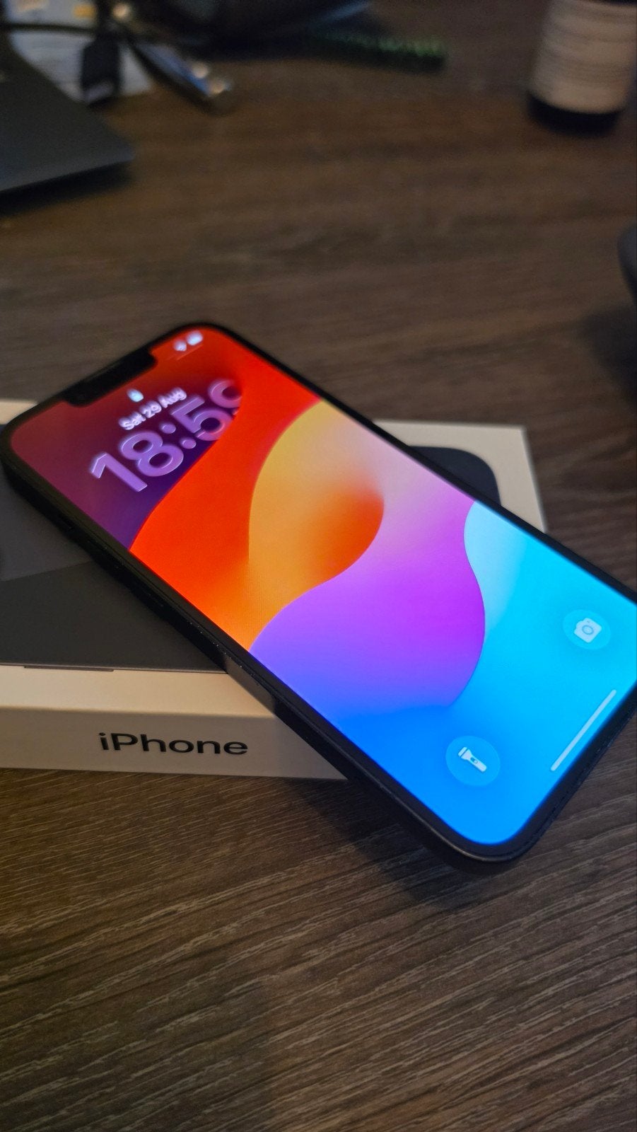 iPhone 13 met doos in goede staat, Zwart, IPhone 13, Ophalen of Verzenden, 128 GB