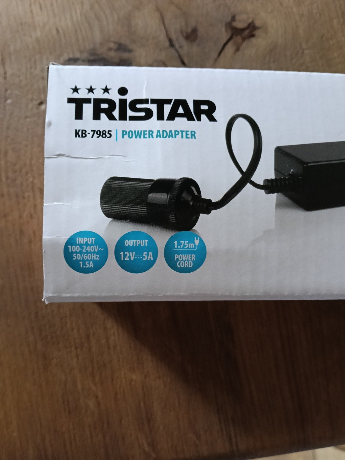 Tristar KB-7985 Power Adapter 12V-5A, Ophalen of Verzenden, Nieuw