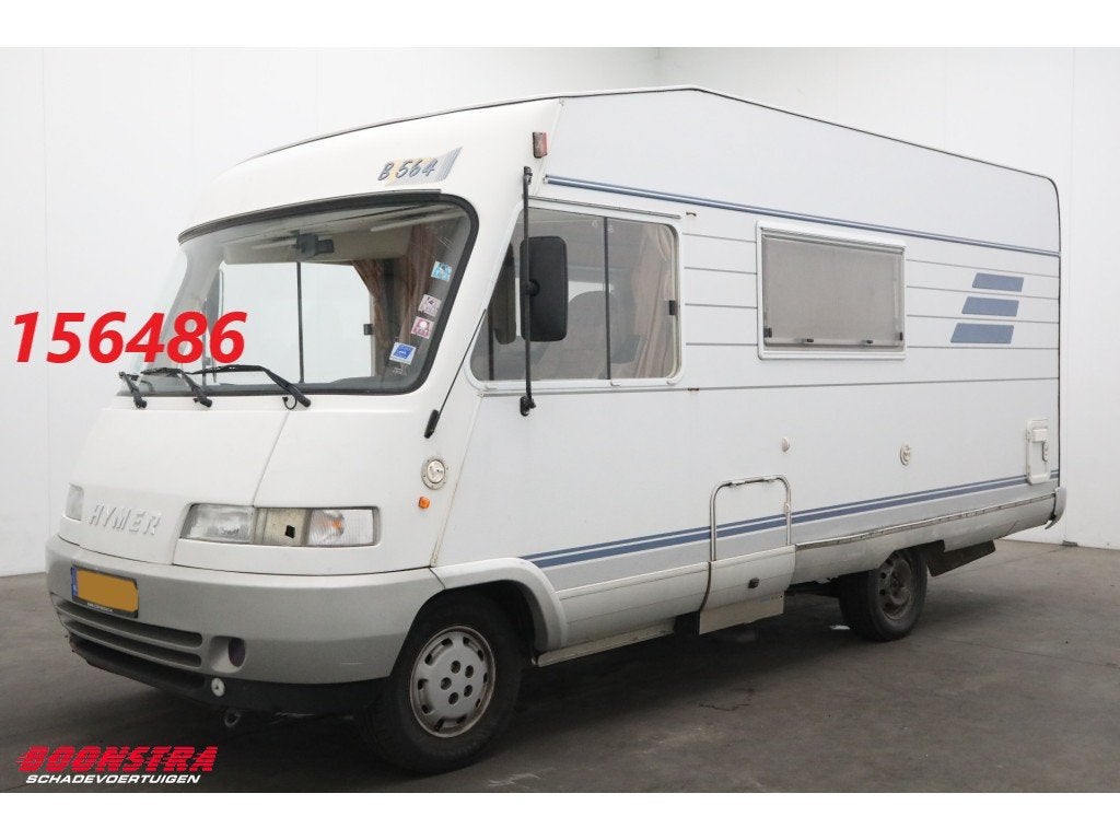 Hymer B 564 2.5 JTD luifel Hefbed Douche AHK, Fiat Ducato, Integraal, Dopplerlaan 4
9207HC  DRACHTEN, NL, Boonstra Schadevoertuigen