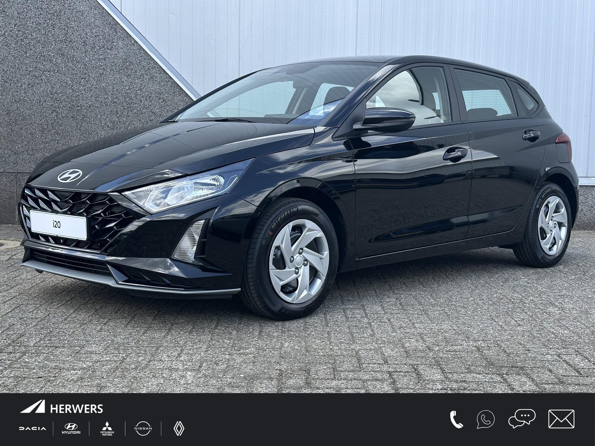 Hyundai i20 1.0 T-GDI E-Motion / €4000,- inruilvoordeel /, Auto's, Hyundai, Voorwielaandrijving, Euro 6, 1045 kg, Zwart
