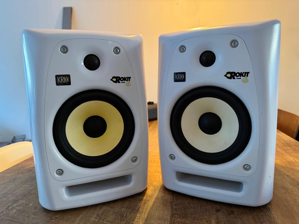 KRK Rokit 6 SE Studio Speakers met optionele TC Electronics, Gebruikt, 60 tot 120 watt, Front, Rear of Stereo speakers, Ophalen