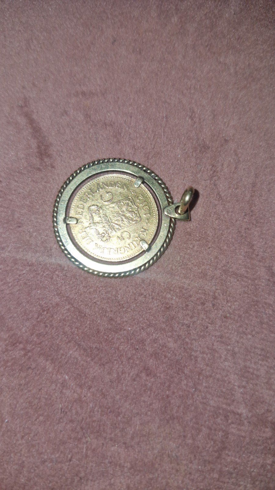 Gouden 5 gulden Hanger - Koningin Wilhelmina, Ophalen