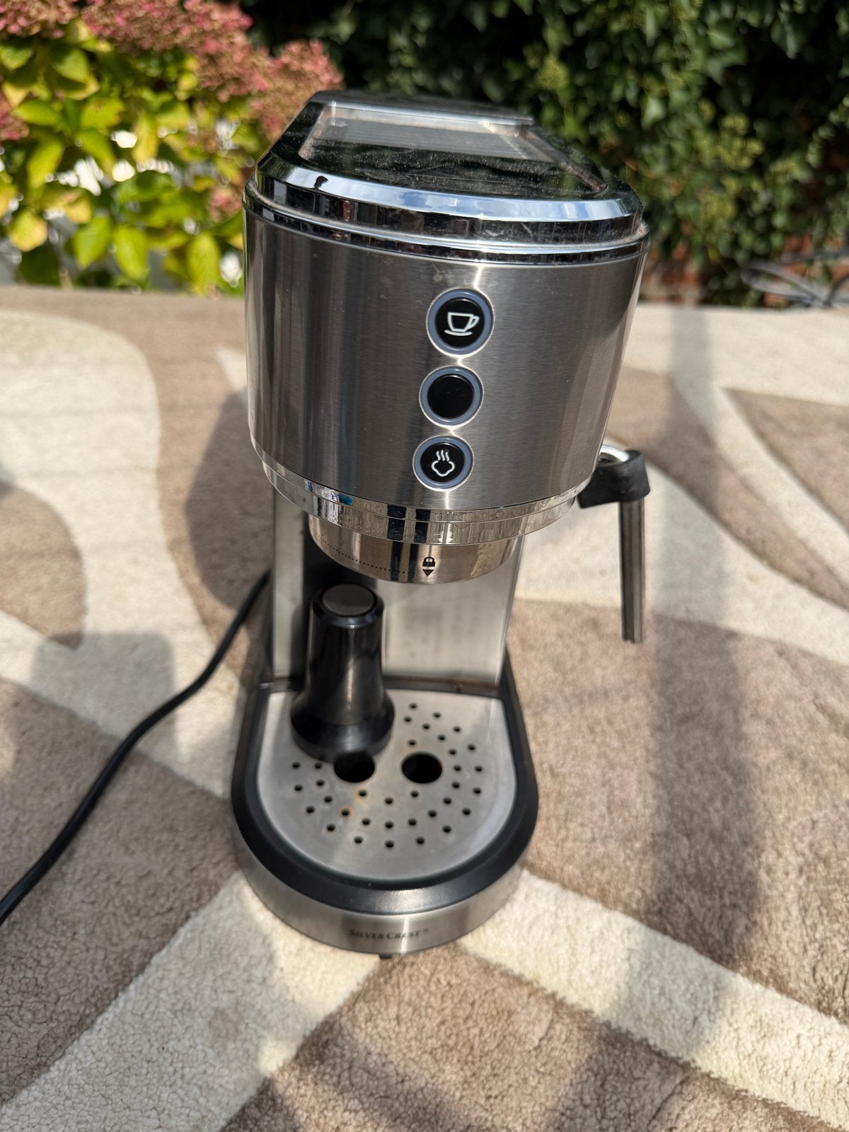 SilverCrest Espresso Apparaat - Zo goed als nieuw, Afneembaar waterreservoir, Espresso apparaat, Gemalen koffie, Ophalen of Verzenden
