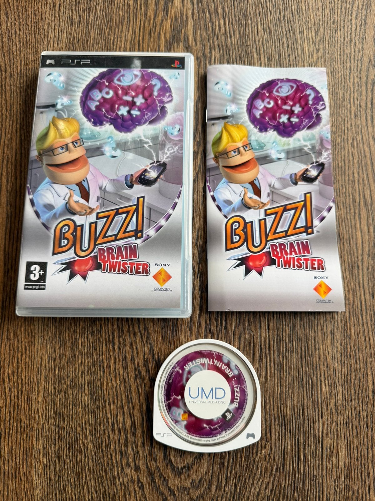 Buzz! Brain Twister – PSP (PAL), Spelcomputers en Games, Puzzel en Educatief, Ophalen of Verzenden, Zo goed als nieuw, 3 spelers of meer