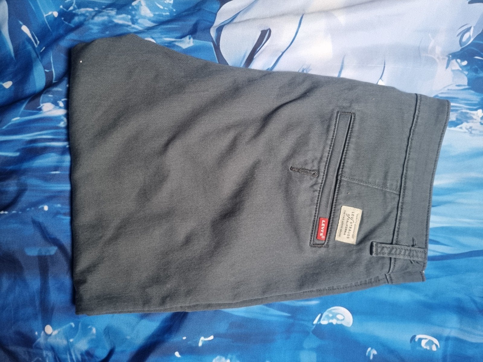 Levi's Water<Less Chino Broek - Grijs - Maat 48/50 (M), Levi's, Maat 48/50 (M), Ophalen of Verzenden, Zo goed als nieuw