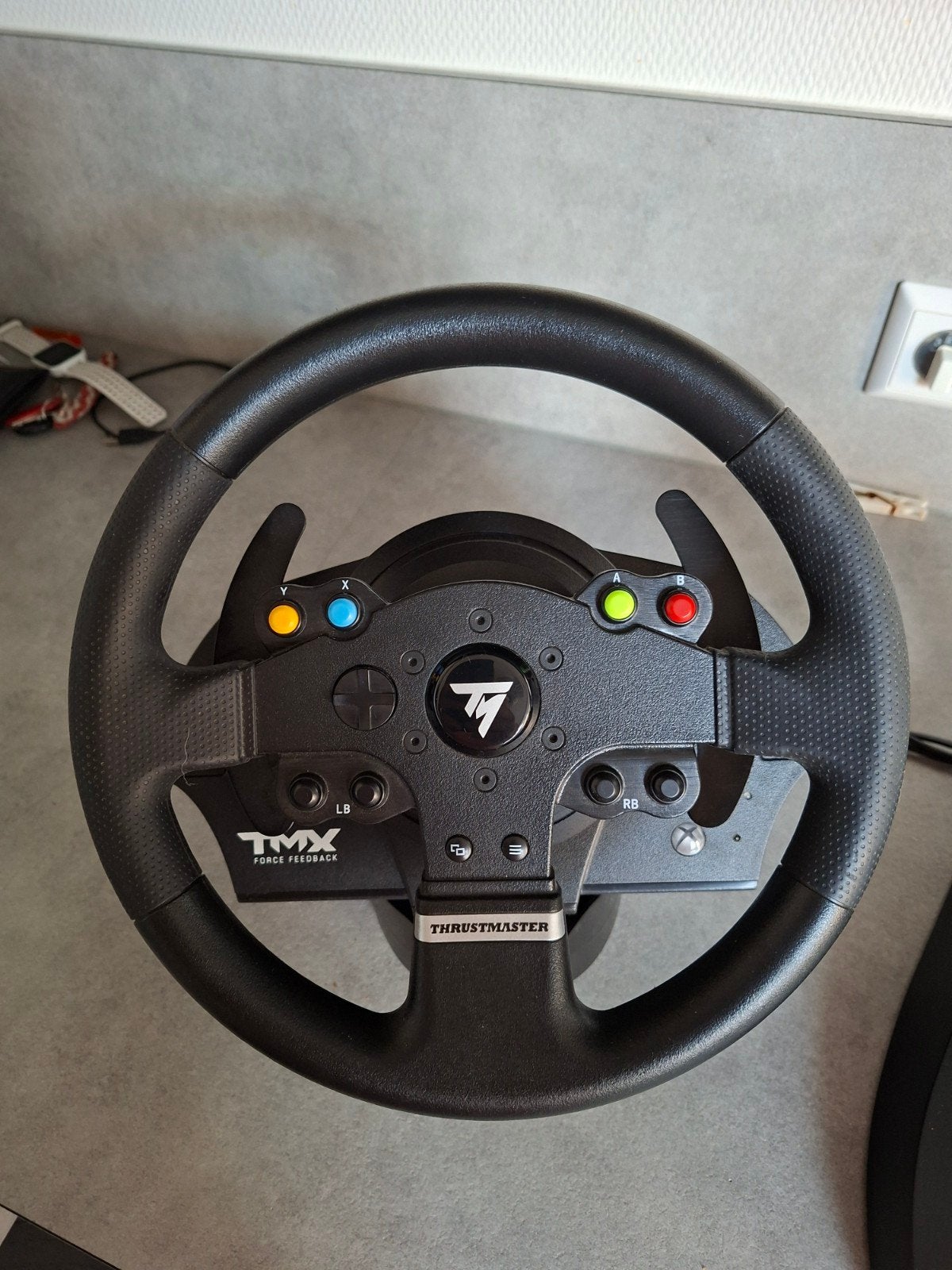 Thrustmaster TMX Force Feedback racestuur met pedalen, Spelcomputers en Games, Spelcomputers | Overige Accessoires, Ophalen, Racestuur
