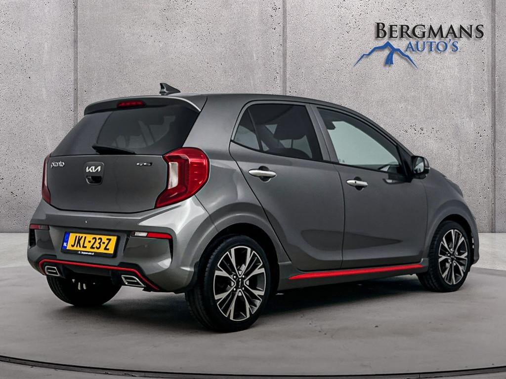 Kia Picanto - 1.2 DPi GT-Line // 1E EIGENAAR // DEALER ONDER, Auto's, Kia, 83 pk, Gebruikt, 4 stoelen, Leder