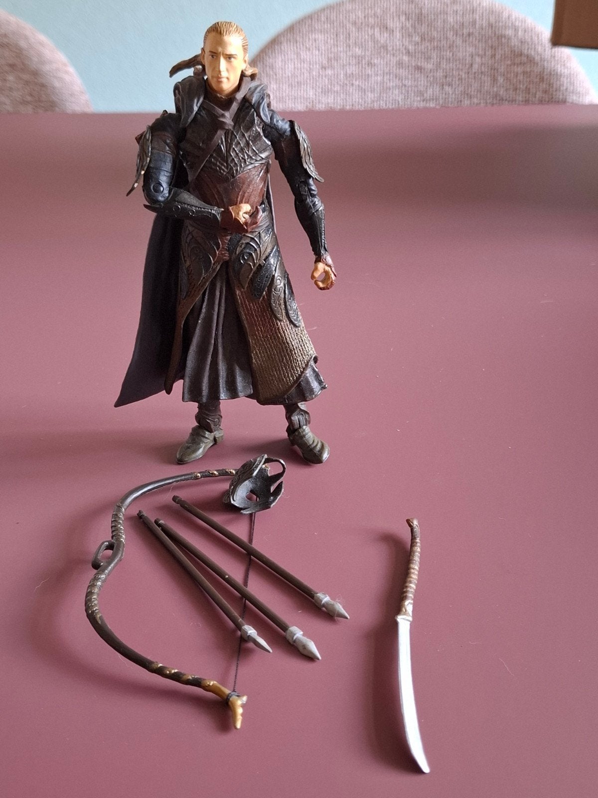 Lord of the Rings Legolas actiefiguur met accessoires, Ophalen of Verzenden, Zo goed als nieuw