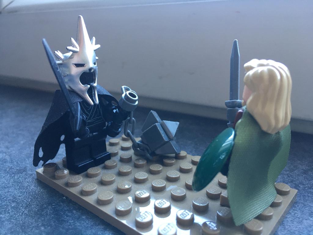 Lego Lord of the Rings - Witch King vs Eowyn, MOC (eigen creatie), Overige thema's, Lego, Nieuw
