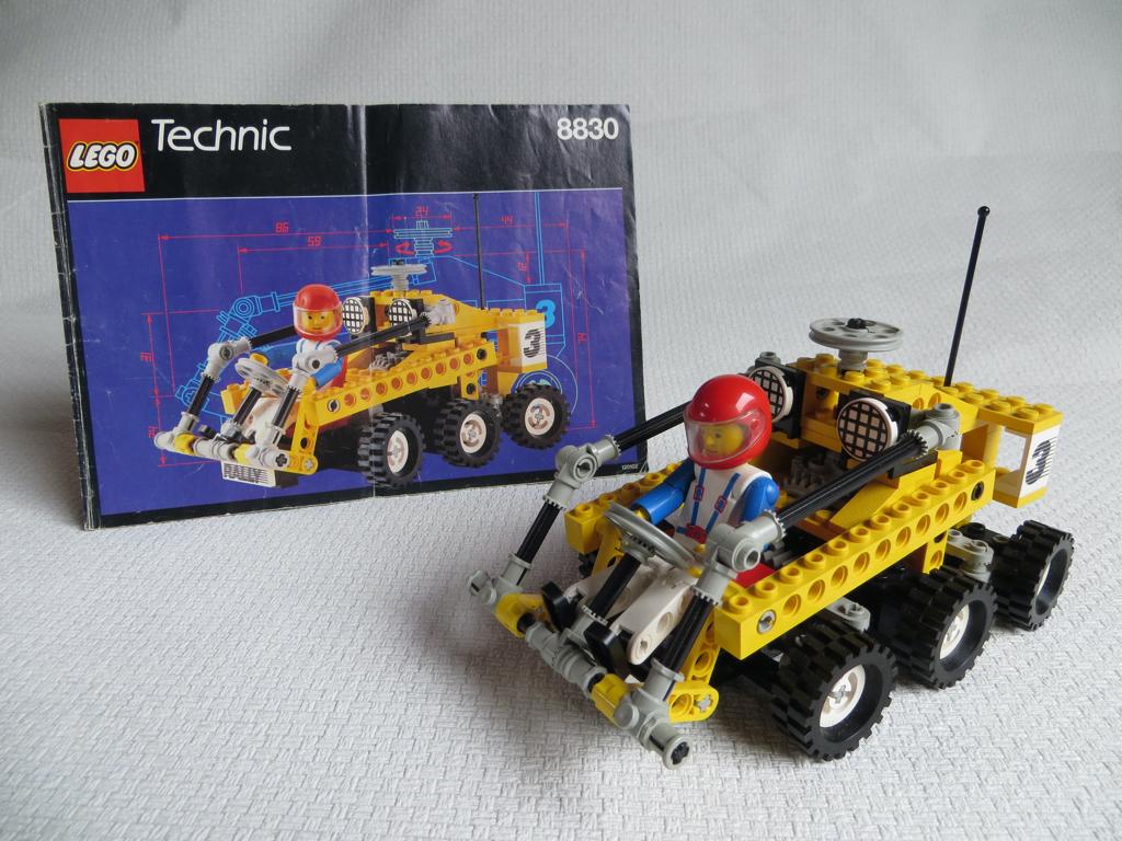 Vintage Lego Technic set 8830+Boekje, Gebruikt, Lego Primo, Compleet, Ophalen of Verzenden