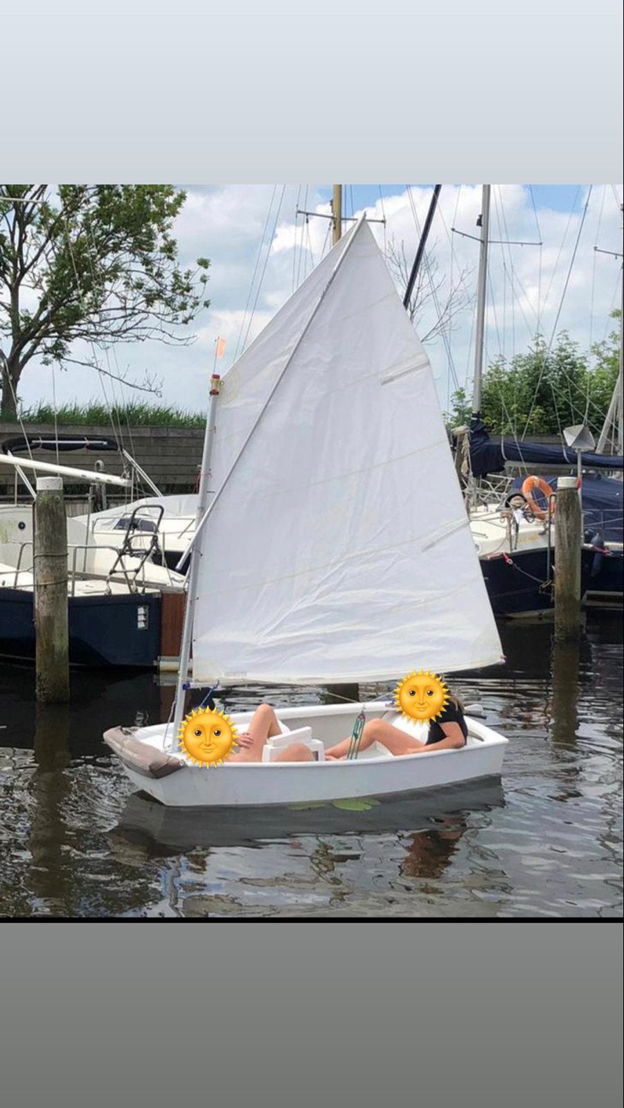 Optimist zeilboot - Ideaal voor beginners en jeugd, Ophalen, Gebruikt