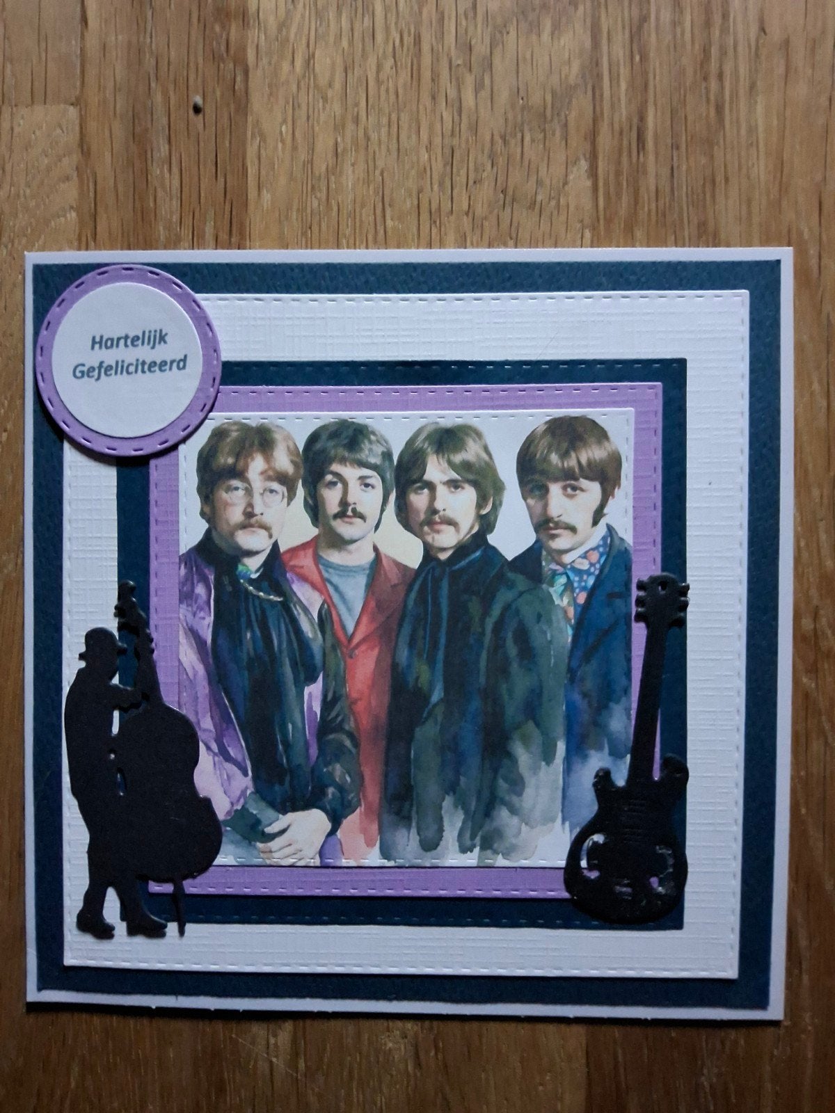 Mooie kaart voor de Beatles fans no 3 met envelop, Ophalen of Verzenden, Nieuw, Man of Vrouw