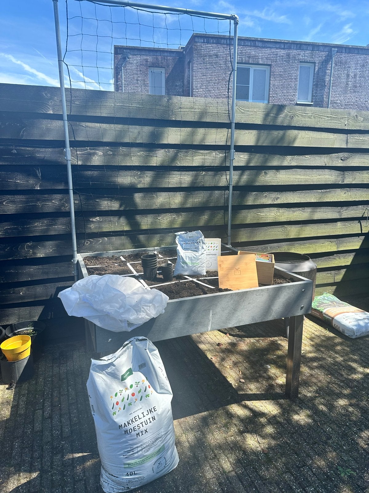 Makkelijke Moestuin Hero model met 16 vakken, Ophalen, Zo goed als nieuw, Kweekbak