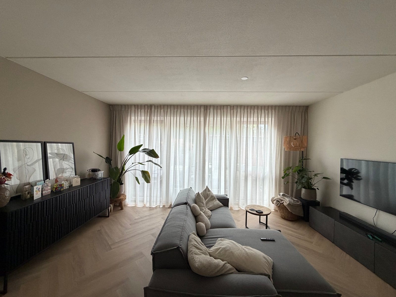 Nieuwe Kwantum Inbetween Gordijnen - 520x234 cm, Huis en Inrichting, Kwantum, Ophalen, Nieuw, Inbetween gordijn