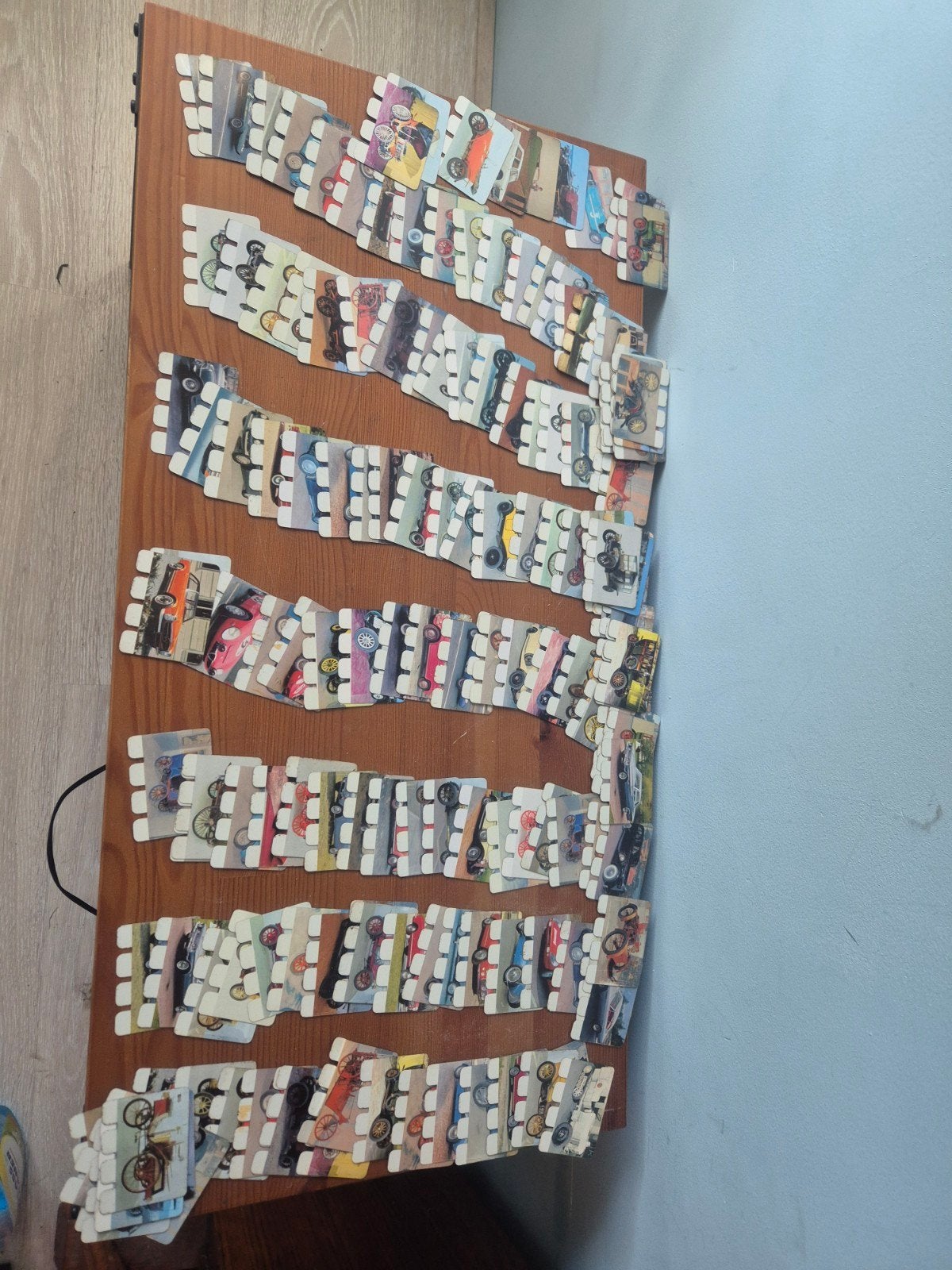 vintage metalen autoplaatjes van sterovita en coop, Ophalen of Verzenden
