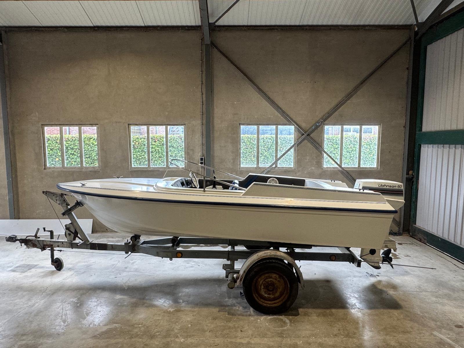 Speed boot 60pk 2t. Moet nu weg hij staat in de weg!, Ophalen, Gebruikt, Minder dan 70 pk, Elektrische start