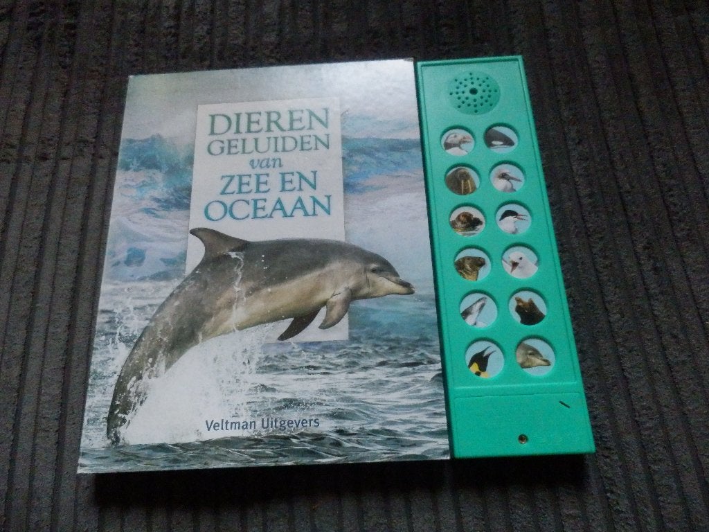 Dierengeluiden van de zee en oceaan. Boek met geluid., Ophalen of Verzenden, Zo goed als nieuw, Natuur algemeen, Andrea Pinnington.