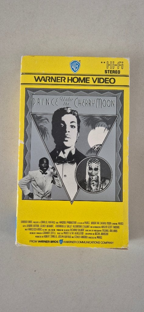 Prince vhs Under The Cherry Moon, Alle leeftijden, Ophalen of Verzenden, Gebruikt