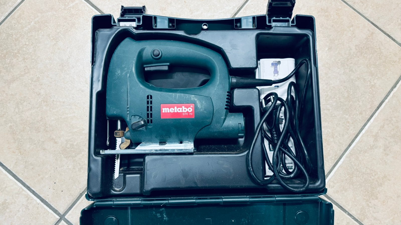 Metabo STE70 decoupeerzaag, Ophalen of Verzenden, Zo goed als nieuw, Minder dan 600 watt, Decoupeerzaag