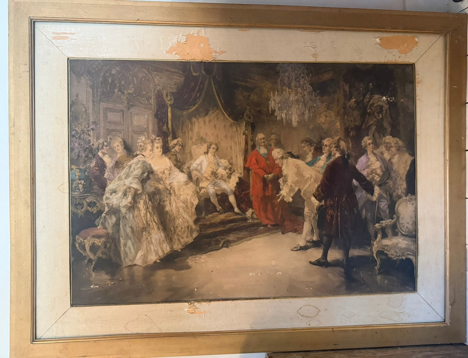 The recitation door Vincente de Paredes, Antiek en Kunst, Ophalen of Verzenden, Portret of Personen