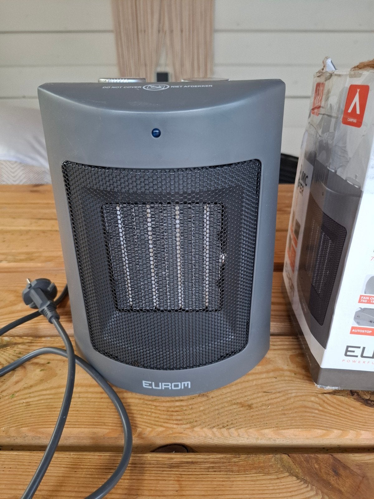 Ceramic heater geweldig voor voortent caravan en slaapkamer, Ophalen, Gebruikt