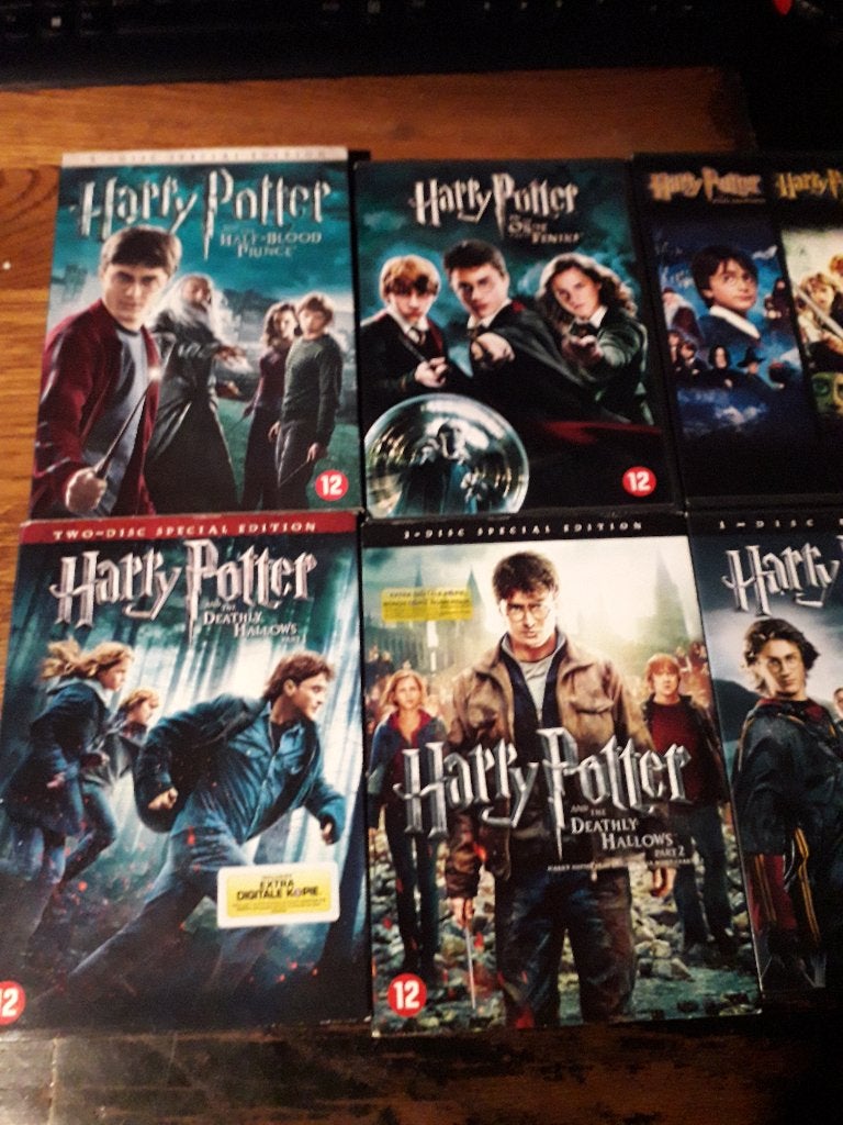 harry potter  dvd, Vanaf 12 jaar, Ophalen of Verzenden, Zo goed als nieuw, Fantasy
