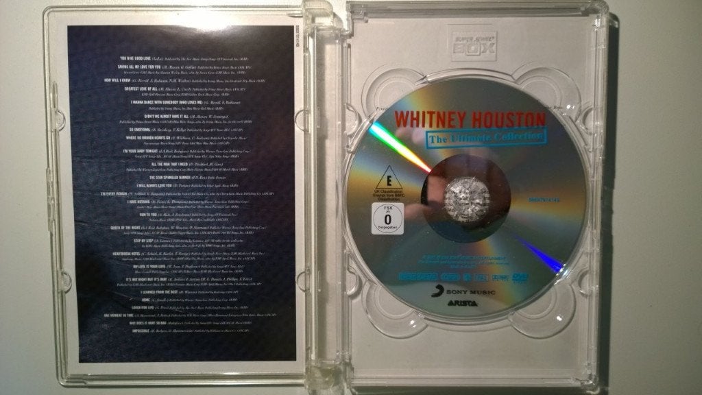 Whitney Houston - The Ultimate Collection (DVD), Alle leeftijden, Ophalen of Verzenden, Zo goed als nieuw, Muziekvideo's