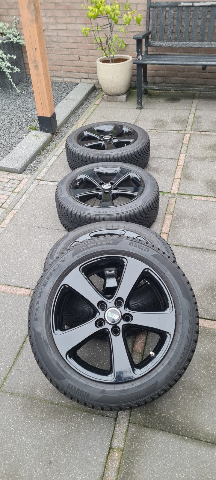 Winterwielen Pirelli, Ophalen, Gebruikt, Banden en Velgen, 17 inch