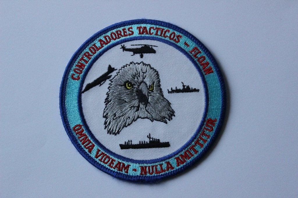 patch  controladores  tacticos  spain navy, Verzenden, Marine, Overige gebieden, Embleem of Badge