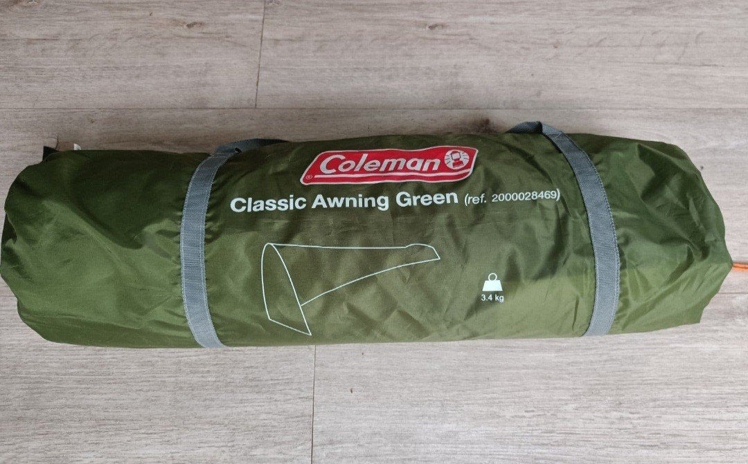 Coleman Classic Awning Groen - Nieuwstaat, Lichtgewicht, Caravans en Kamperen, Ophalen, Zo goed als nieuw