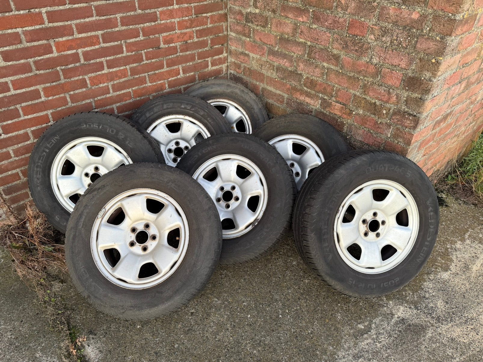 7x Originele Subaru Forester SF Velgen - 15" 5x100, Auto-onderdelen, Ophalen, Gebruikt, 15 inch, Velg(en)