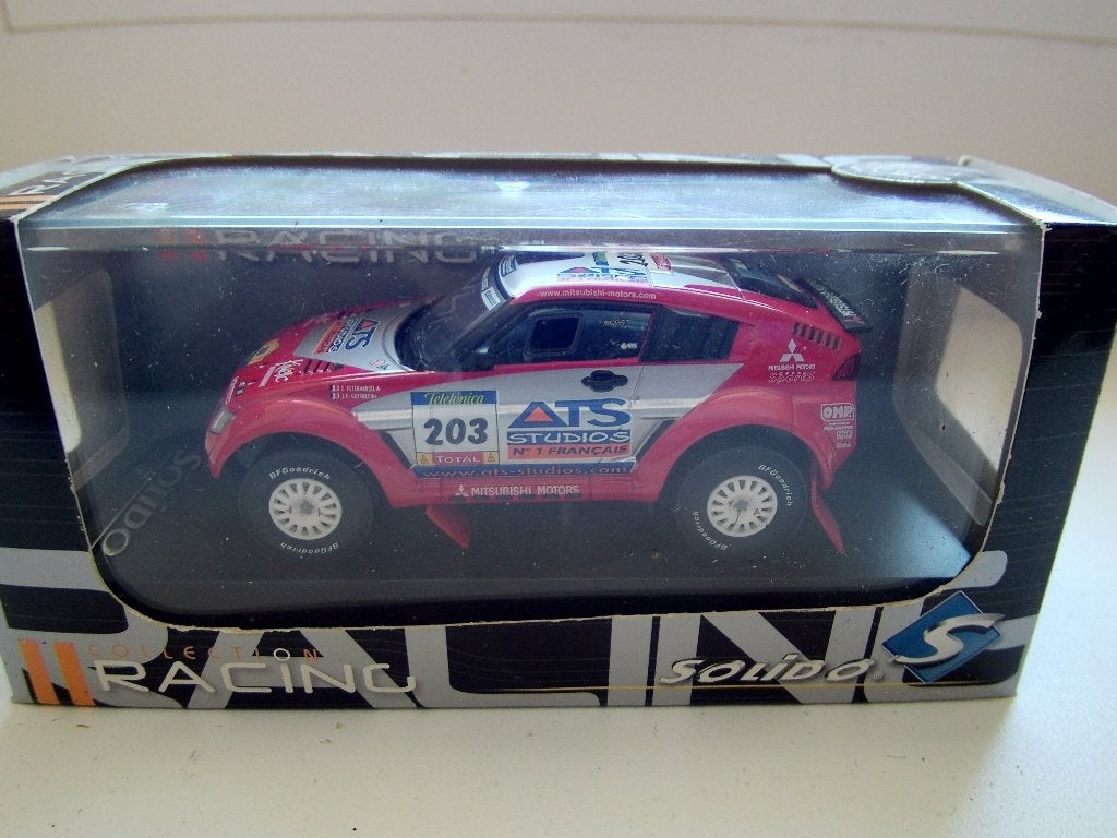 Solido Racing 1/43 Mitsubishi Pajero Evolution 2004, Verzenden, Zo goed als nieuw, Auto, Solido