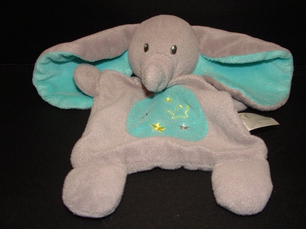 SIMBA NICOTOY OLIFANT KNUFFELDOEKJE VELOURS GRIJS ME, Verzenden, Nieuw, Overige typen