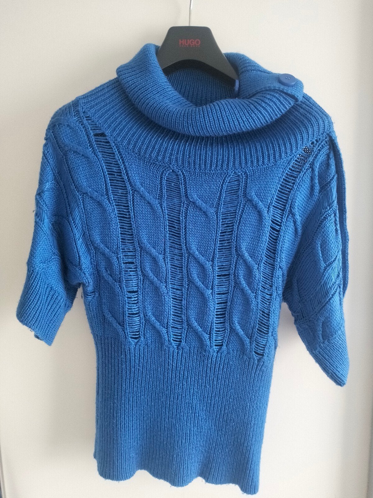 Dolce Vita kobalt  blauwe gebreide trui, maat M, Maat 38/40 (M), Blauw, Ophalen of Verzenden, Dolce Vita