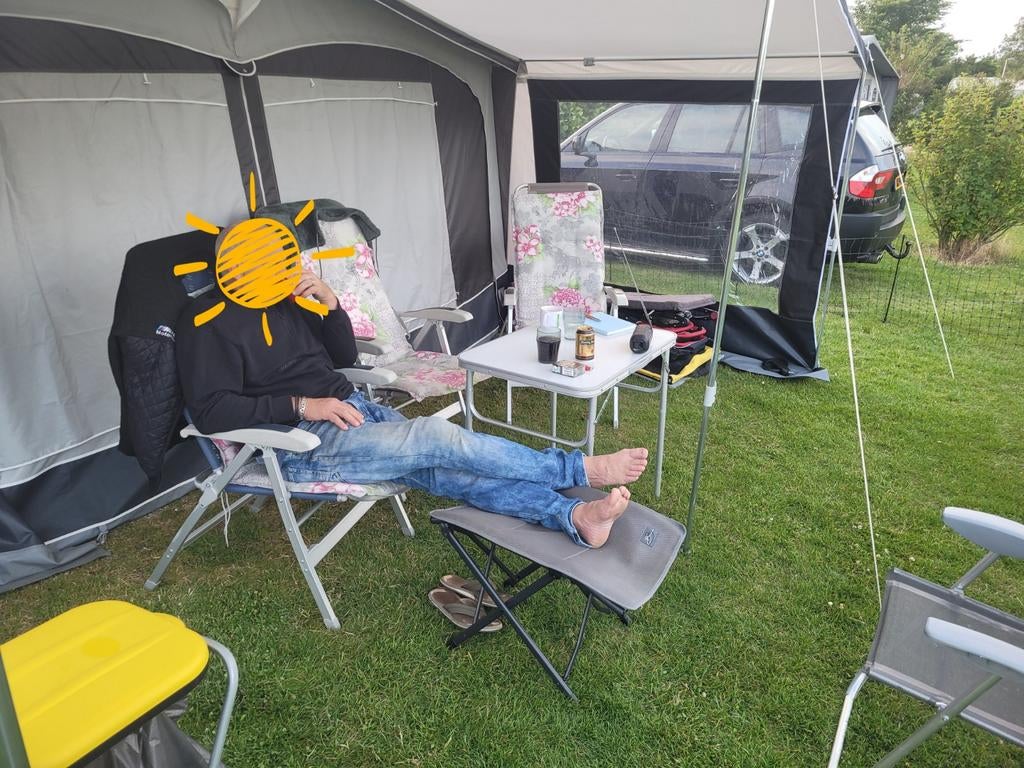 Dorema Garda 240 deluxe, mt 11, Caravans en Kamperen, Tenten, Ophalen, Gebruikt, Tot en met 4
