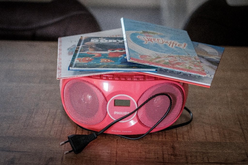 Draagbare Radio-CD Speler voor meisjes met luisterboeken, Ophalen, Zo goed als nieuw, Philips, Draagbaar