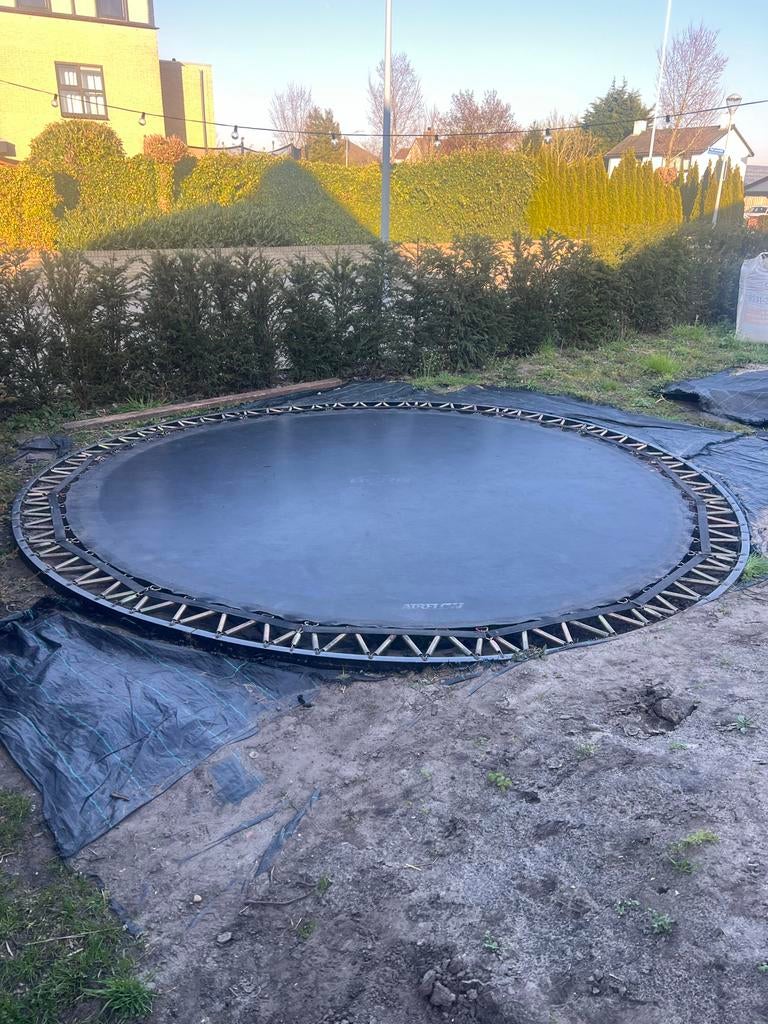 Trampoline 4.20 m diameter, Ophalen of Verzenden, Gebruikt